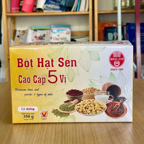 Bột Hạt Sen Cao Cấp 5 Vị - Có Đường